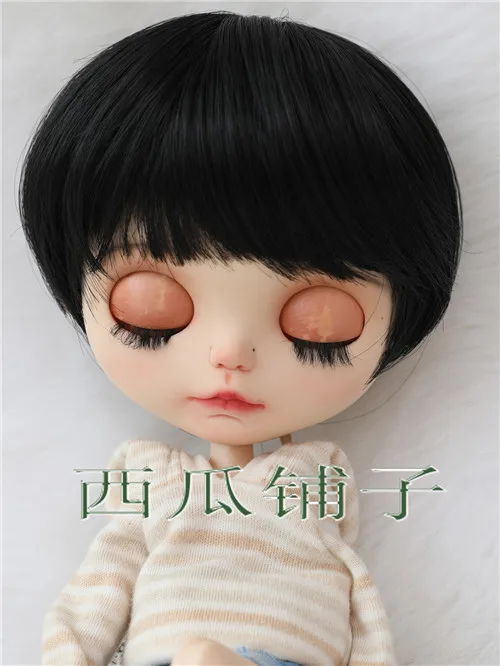 Blythe Little Doll Wig Short Hair Collection High Temperature Silk Hair Bjd Wig  Doll Accessories