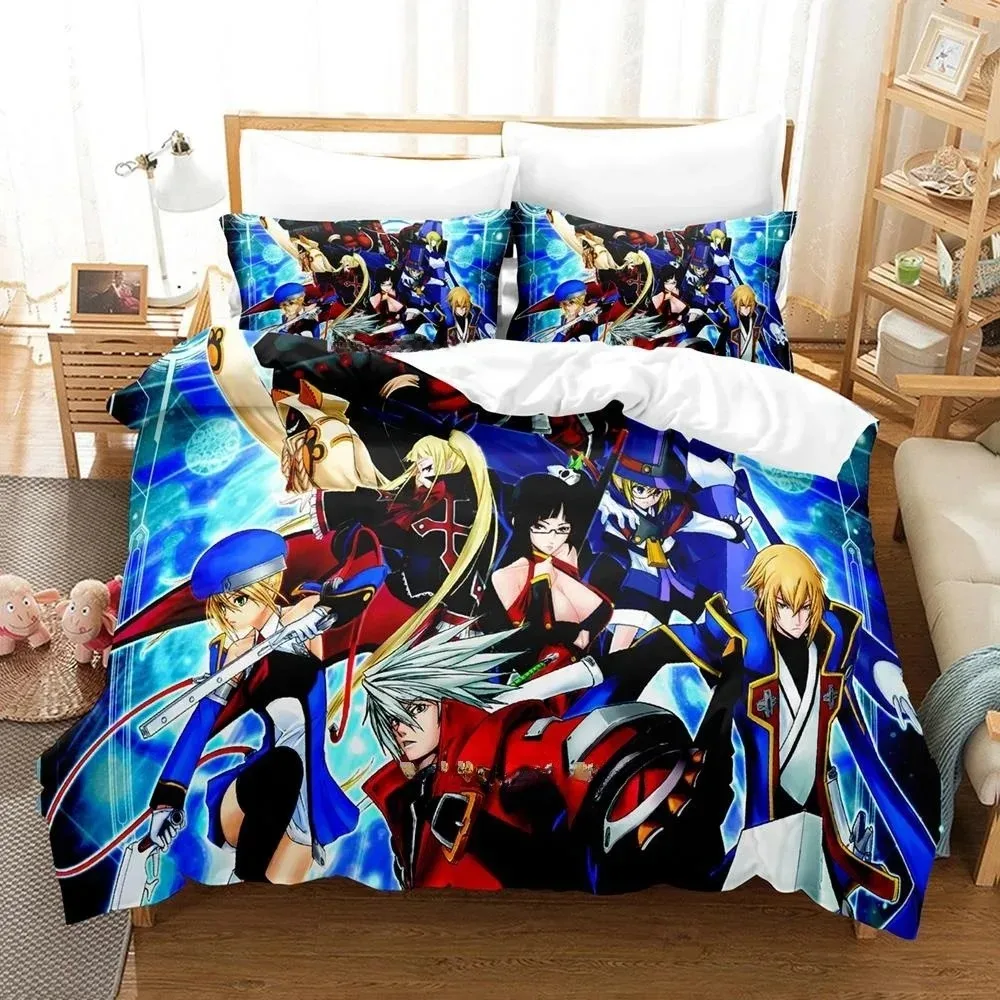 

3D Printed Anime Game Blazblue Bedding Set Bedroom Soft Modern Bedspreads Comefortable Duvet Cover Quilt Cover And Pillowcase