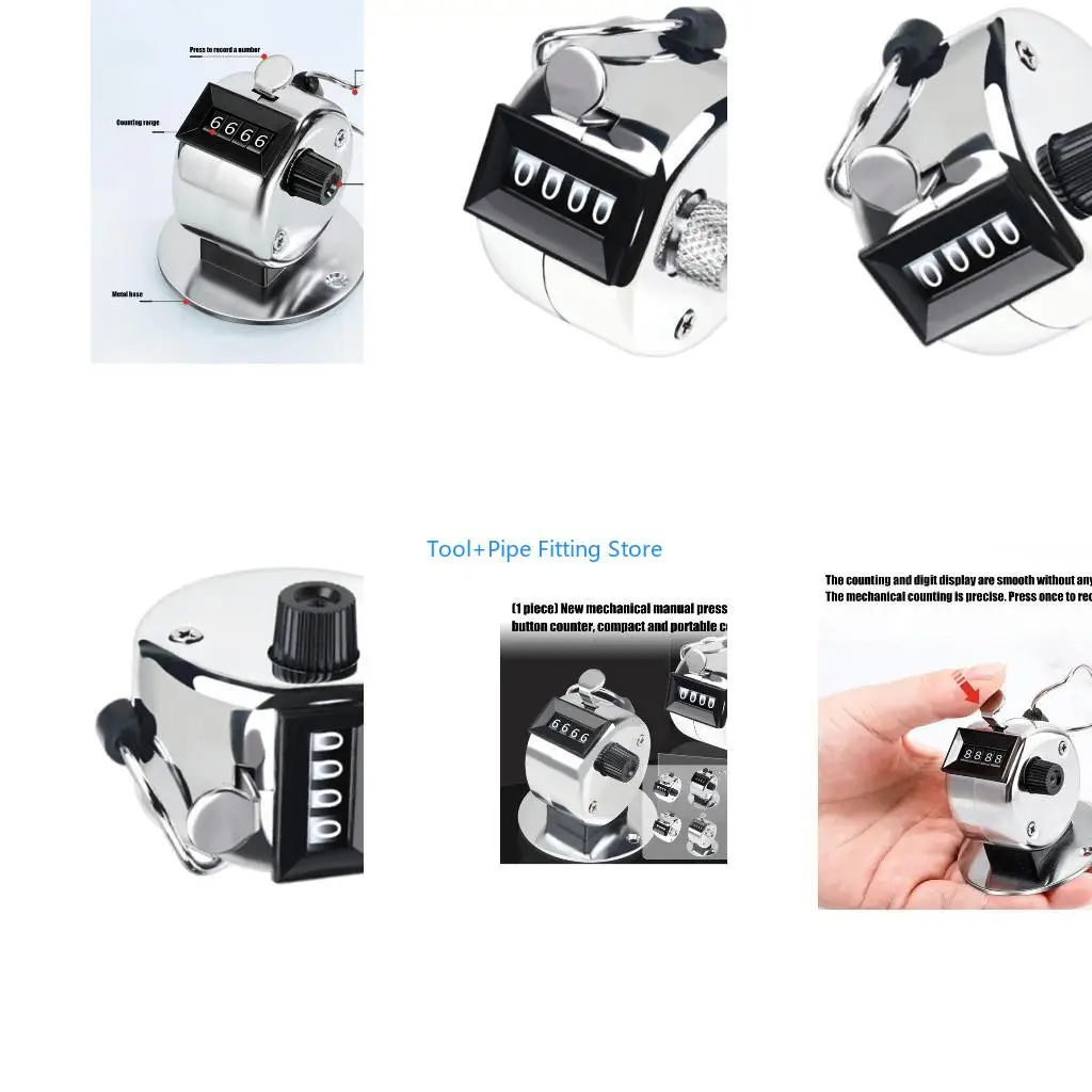 F92B Ergonomic Hand Press Counter Metal Build Reliability Mechanical traceTool