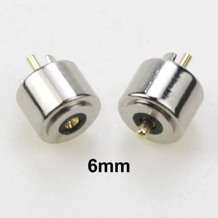 Cltgxdd 1 Pair 6MM 7.5MM 8MM 10MM  Circualr Shape Magnetic Charging Connector Male Female Pogo Pin Probe Socket