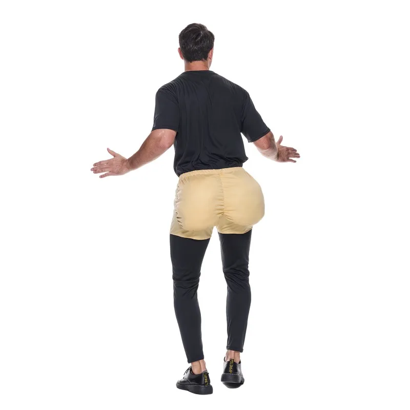 Novo natal barriga falsa mulher grávida jogar adereços bunda falsa trajes de desempenho de halloween festival engraçado jogar trajes