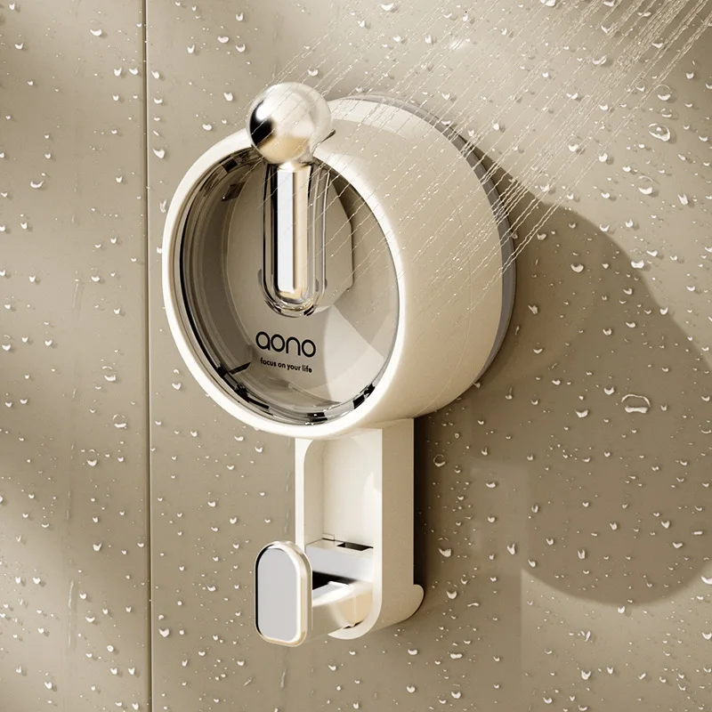 Picture 5: Suction cup for household use, no punching, movable bathroom hook, load-bearing, reusable