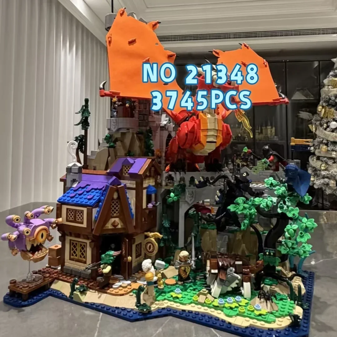 2026new MOC 3745pcs Dungeons & Dragons: Red Dragon's Tale The best birthday and party gifts for with building block toys