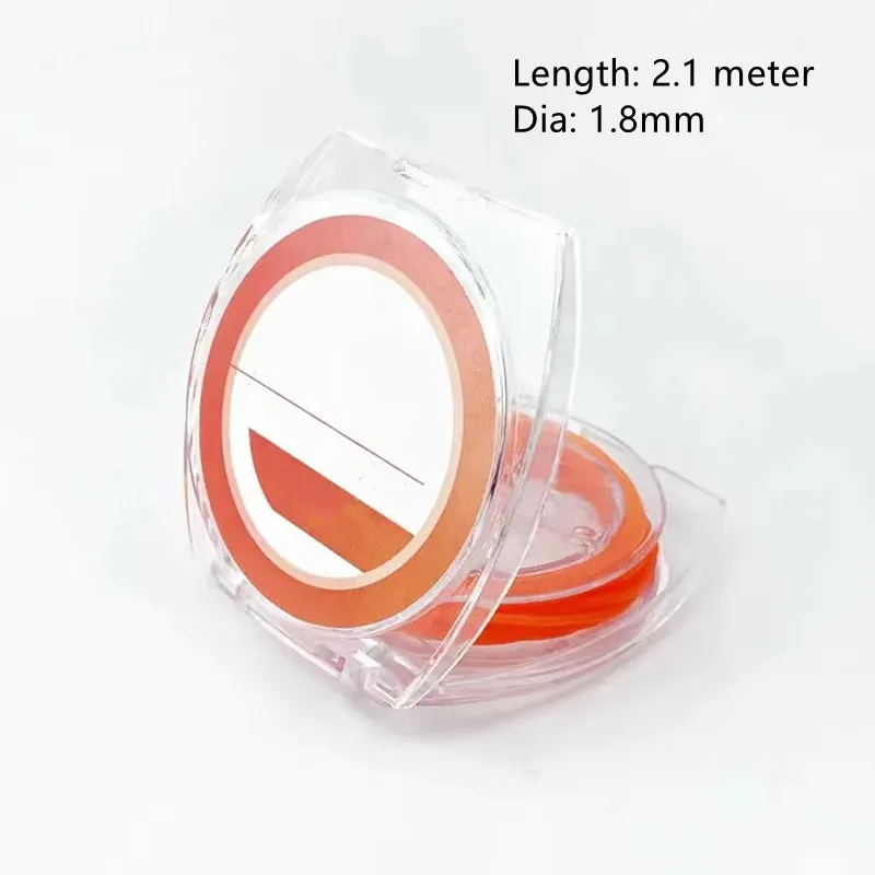 Dental Rubber Dam Stabilizing Cord Elastic Medium Wedges Clamps Sheets Rubber Dam Wedge 2.1m /Dia 1.8mm Dentistry Materials