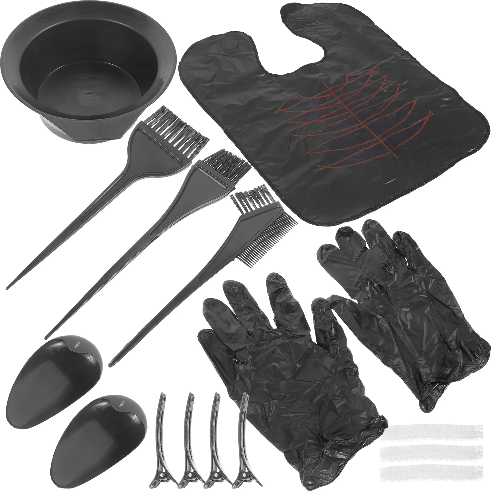 

DIY Dyeing Kit Professional Hair Coloring Tools Set Salon Grade Accessories Portable Reusable Plastic Long Lasting Hair Tinting