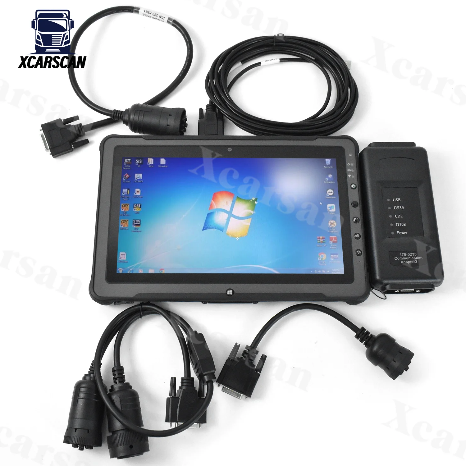 Getac F110 Tablet For ET4 478-0235 ET SIS 2023A Communication Adapter 4 Truck Excavator For ET4 Diagnostic Tool