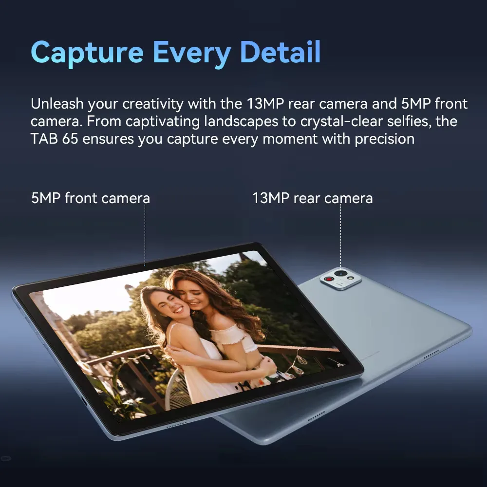 Cubot TAB 65 Tablet Android 15 SC T615 Octa core 12GB (4GB+8GB)+128GB 10.1"90Hz HD+ Screen 13MP Rear Camera 6200mAh Battery