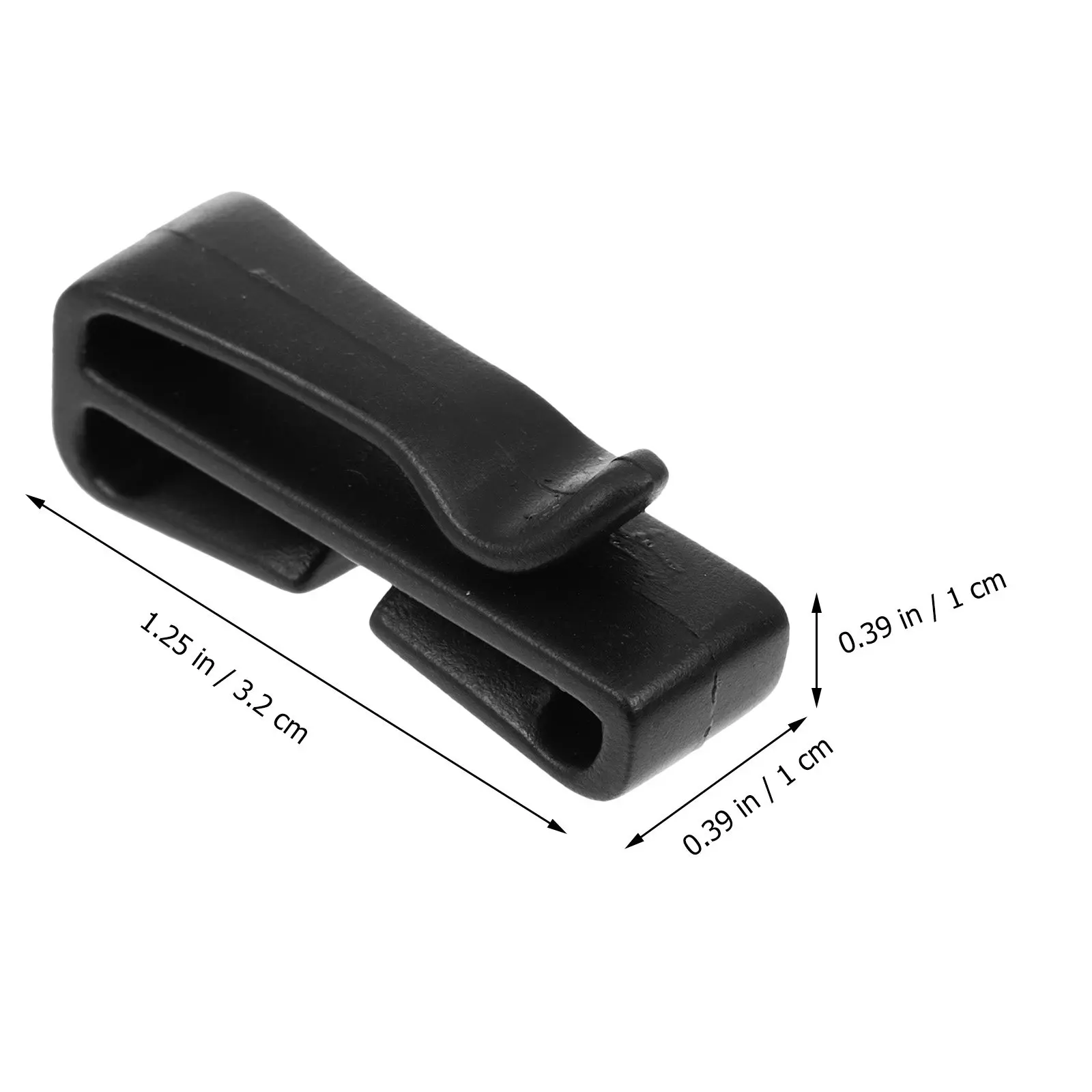 1Pair Mask Clip Professional Plastic Mask Fixing Hook for Skiing Helmets Compatible with Most Ski Snowboard Cycling view 2