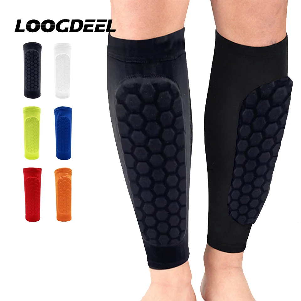 Loogdeel 1Pcs Sports Compression Leg Sleeves Leg Guards Protect Gear Women Men Football Basketball Legging Calf Covers Soccer