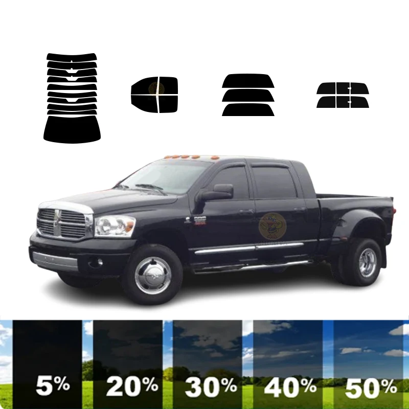

Предварительно вырезанная съемная тонировочная пленка для окон для автомобиля, 100% УФР, 5%-35%VLT, теплоизоляция, карбон ﻿ Для оперативной памяти DODGE 3500 4 DR PU 2003-2009 гг.