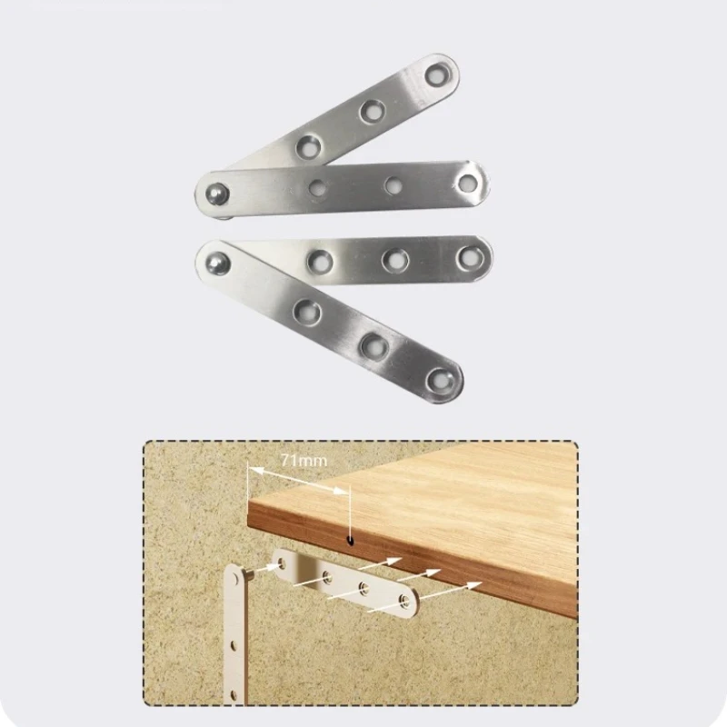 ‌Folding Table for Cabinet, Hidden Drop-Down Desk Support, Retractable Bar Table Hardware, Collapsible Dining Table Fittings