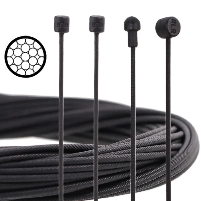 AliExpress heppe HEPPE MTB Road Bike Shifter Brake Cable Set Bike Front Rear Brake Derailleur Cable Nano Coating Grinding Stainless Steel Cable