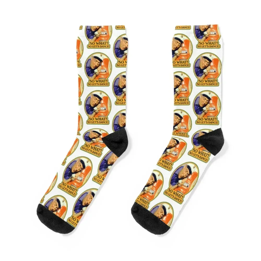 Caddyshack So What_ So Let_s Dance! Caddyshack Fan Design Calcetines senderismo Correr fútbol Hombre Calcetines Mujer