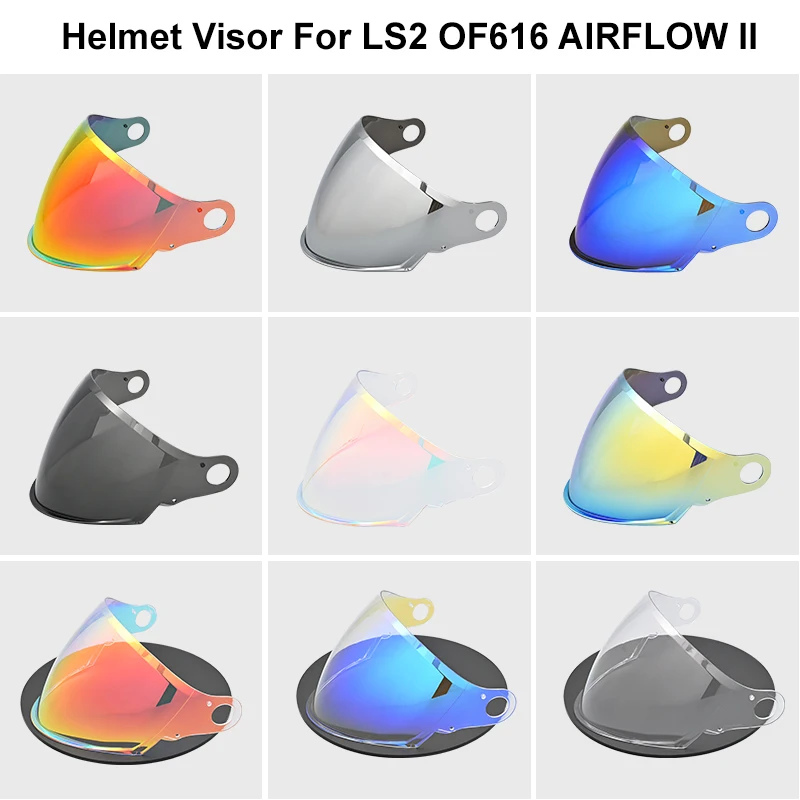 OF616 Airflow II Motorcycle Helmet Visor Lens Shield Full Face Casco Accesorios Para Moto Helmet Accessories For LS2
