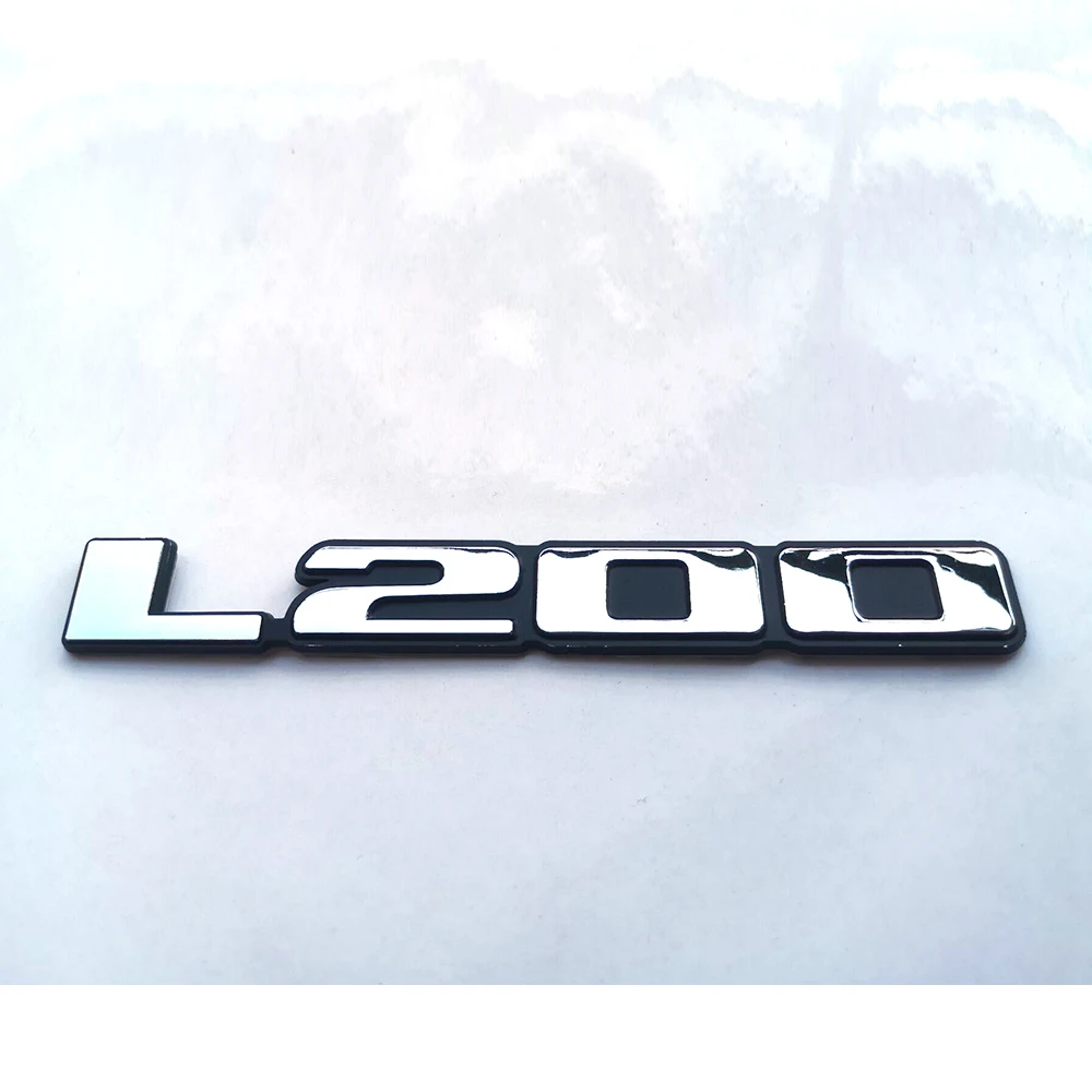 L200 L300 Emblem Badge Logo Decal Nameplate Sticker For MITSUBISHI TRITON SPORT L200 L300