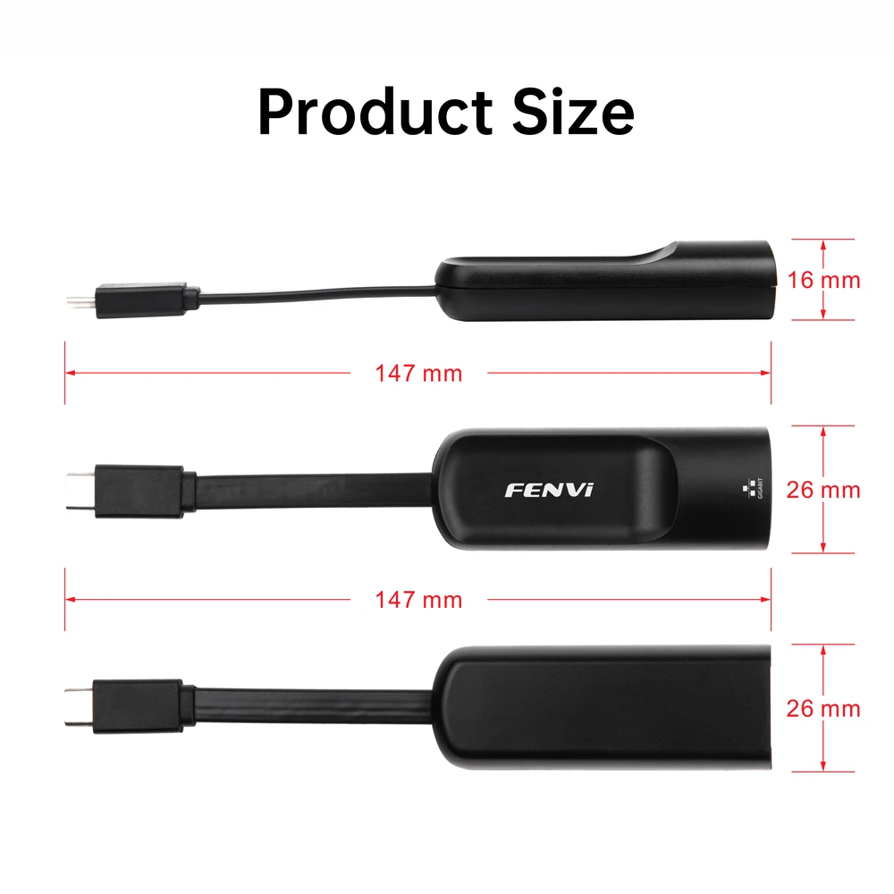 Type-C To RJ45 Gigabit Converter Adapter 1000Mbps USB C RJ45 for Laptop Macbook Accessories Ethernet Network Card