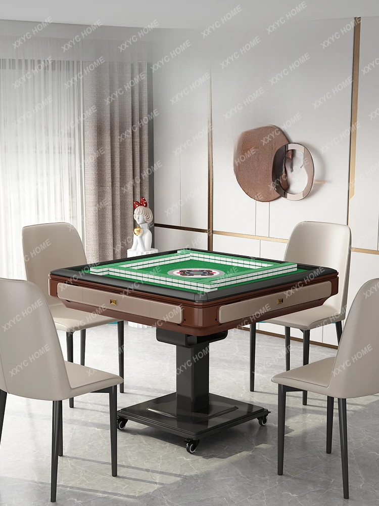 Mahjong Machine Automatic Household Folding Dining Table Dual-Use High-End Affordable Luxury Electric Ultra-Thin Mute Smart