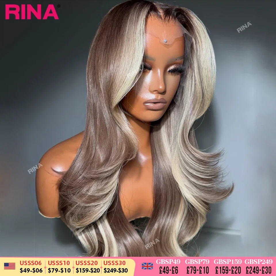 

Пепельно-серый блондин Цвет Объемные волнистые парики 5x5 HD Парики с кружевной застежкой Человеческие волосы 13x4 13x6 Парики с фронтальной частью шнурка Предварительно выщипанные для женщин