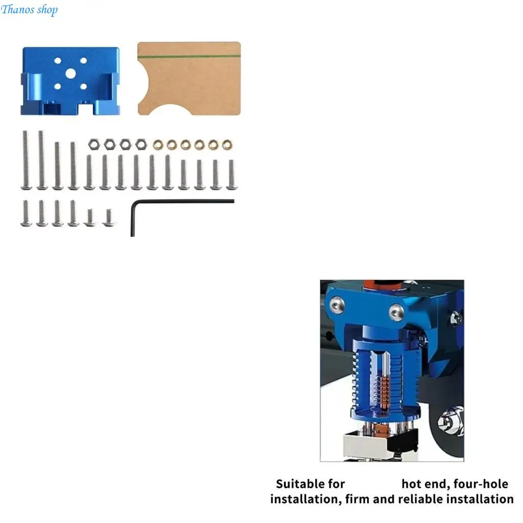 Metal Hotend Bracket High Durability Printing Extruder Mount Holder, Anodized X37A