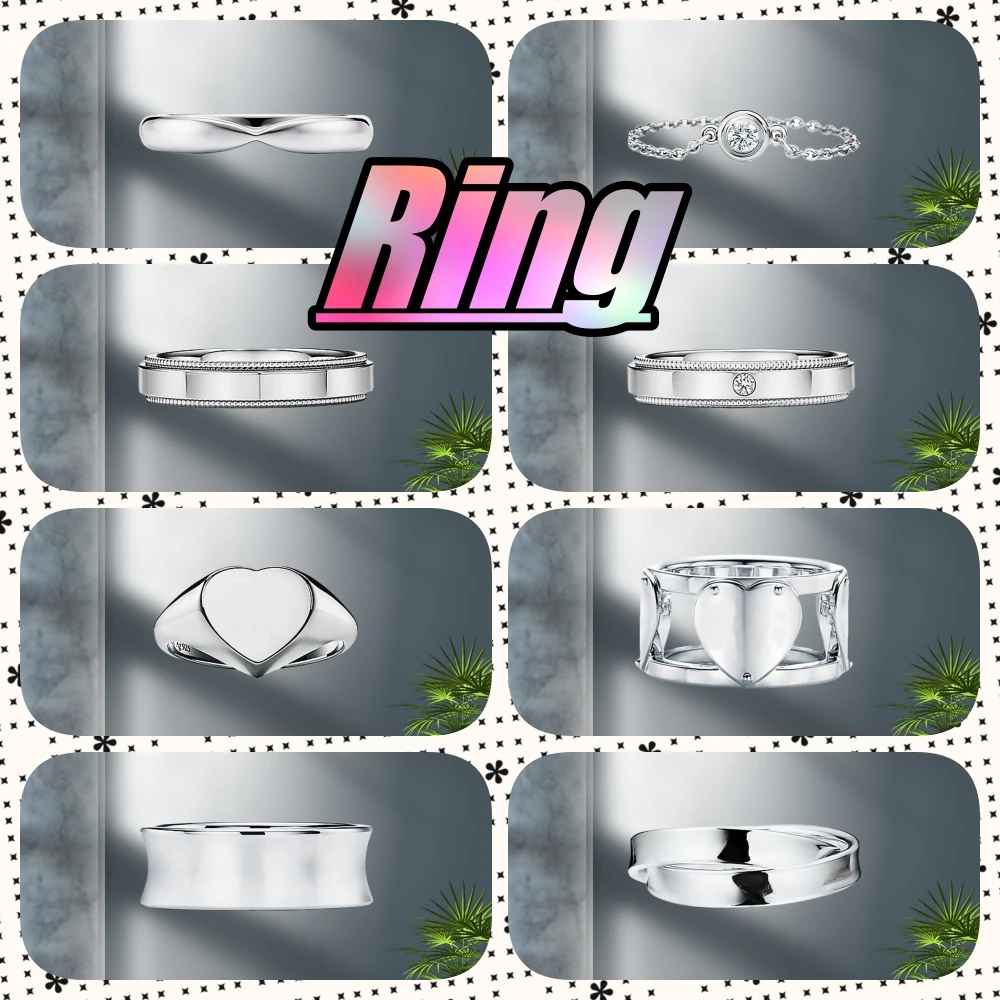 

S925 Sterling Silver Stackable Eternity Ring, Versatile Wedding Band Style