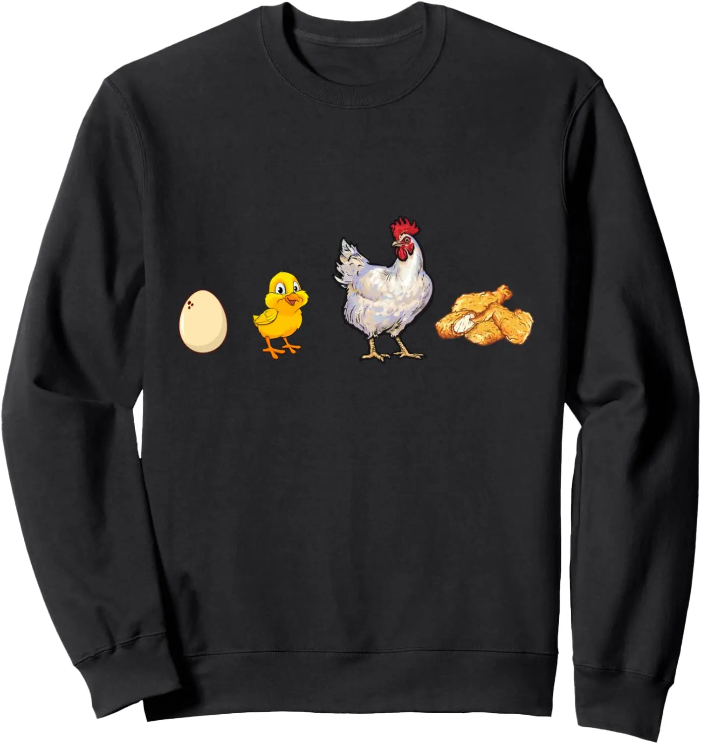 Chicken's life T-shirt Egg, Chick, Fried Chicken BBQ Tshirt Sweatshirt