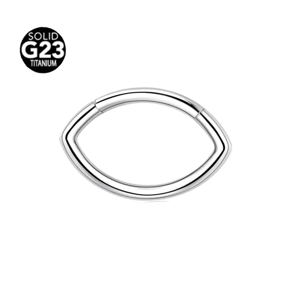 G23 Titanium Moon Septum Nose Ring