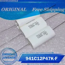 10pcs/LOT NEW100% Cornell Dubilier - CDE 941C12P47K-F 0.47UF 1200V Axial non-inductive absorption film capacitor Film Capacitors