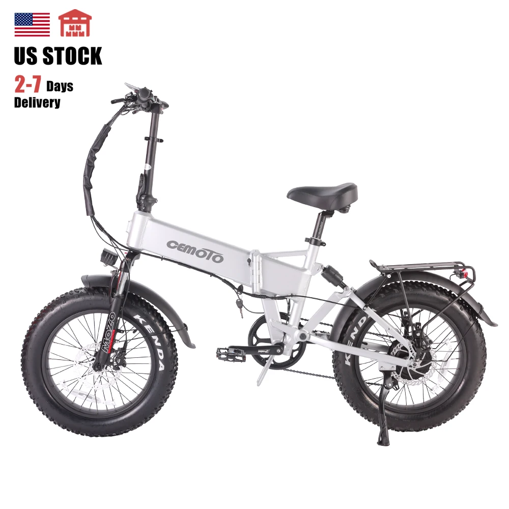 48V 13Ah 750w Long Range Foldable Full Suspension Ebike Fast 750 W 20inch Fat Tire Portable Adult Electric Bike