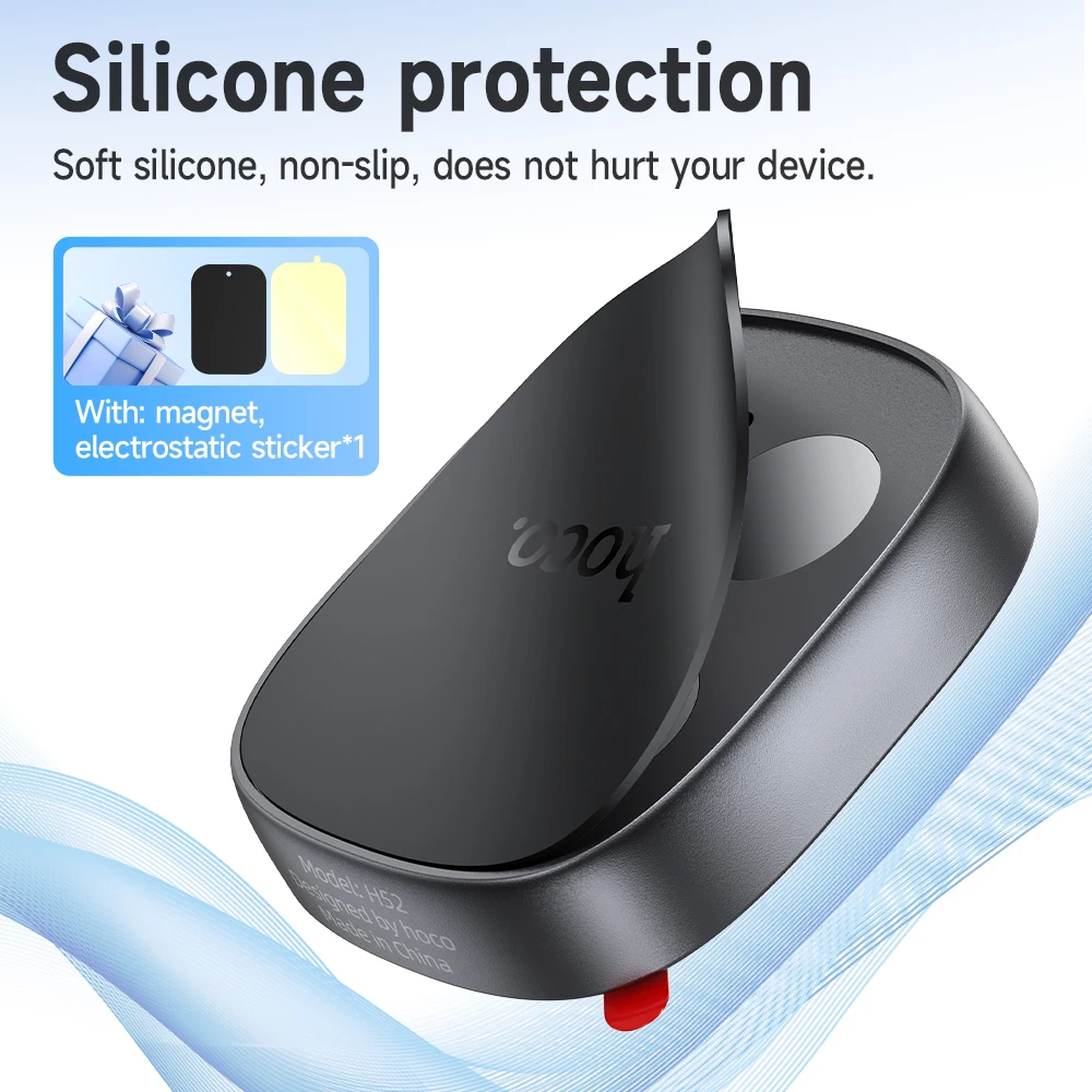 HOCO H52 حامل هاتف مغناطيسي وحدة تحكم مركزية 360 °   دوران عالمي لهاتف آيفون 15 برو ماكس 14 13 12 هاتف ذكي للسيارة