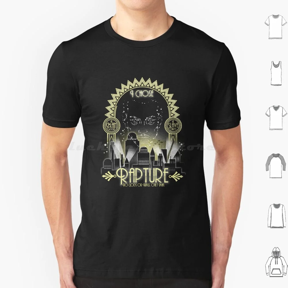 Je choisis Rapture pour les Fans t-shirt 6xl coton Cool t-shirt je choisis Rapture