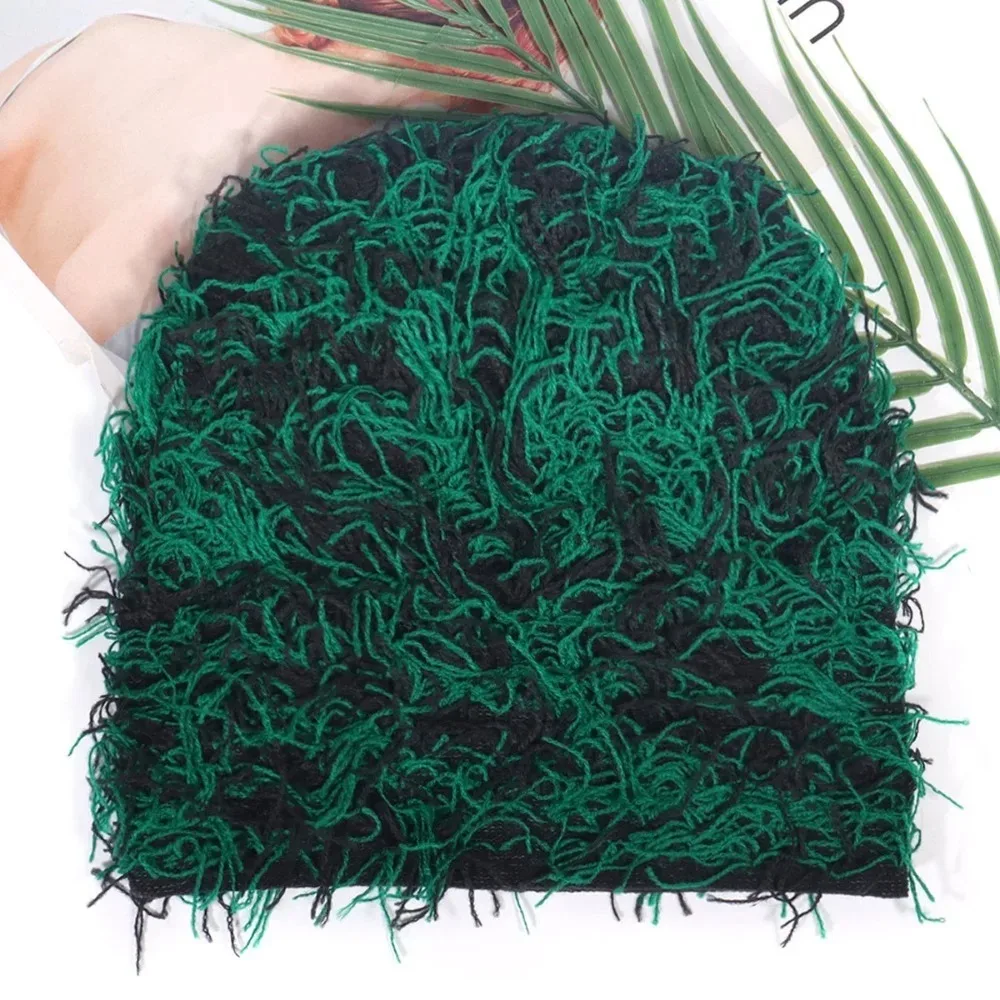 2025 الرجال النساء التمويه بالاكلافا قبعة دافئة المتعثرة محبوك الشتاء قبعة تزلج في الهواء الطلق الهيب هوب غامض متماسكة قبعة