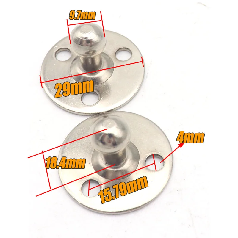 Car M6 M8 Gas Strut Rod End Fitting Ball Pin Connector Joint Valve Spring Holder 2Pcs Universal For Boot Front Bonnet Trunk Home