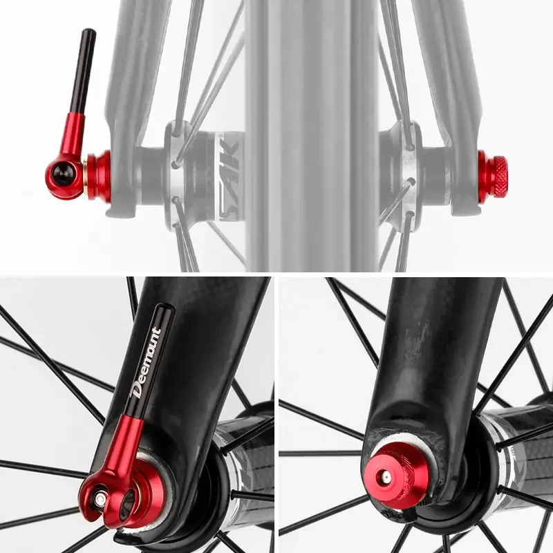 Quick Release Bicycle Skewer for 130/135mm Spaced Hubs 1 Set Front Rear Titanium Alloy QR Lever mtb Road Bike Wheel Hub Parts