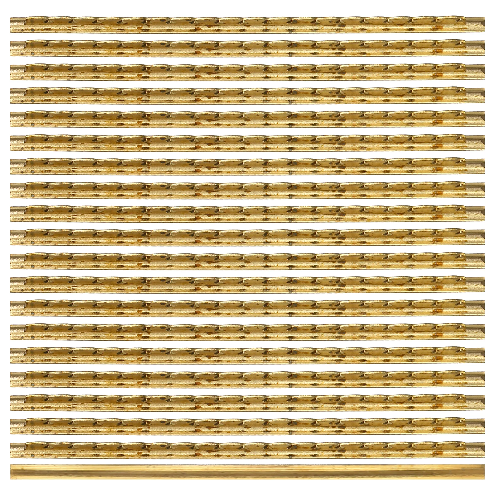 

20Pcs White Copper Guitar Fret Wires Easy to Replace Suitable for Beginners Acoustic Classical Guitar Fretboard Frets