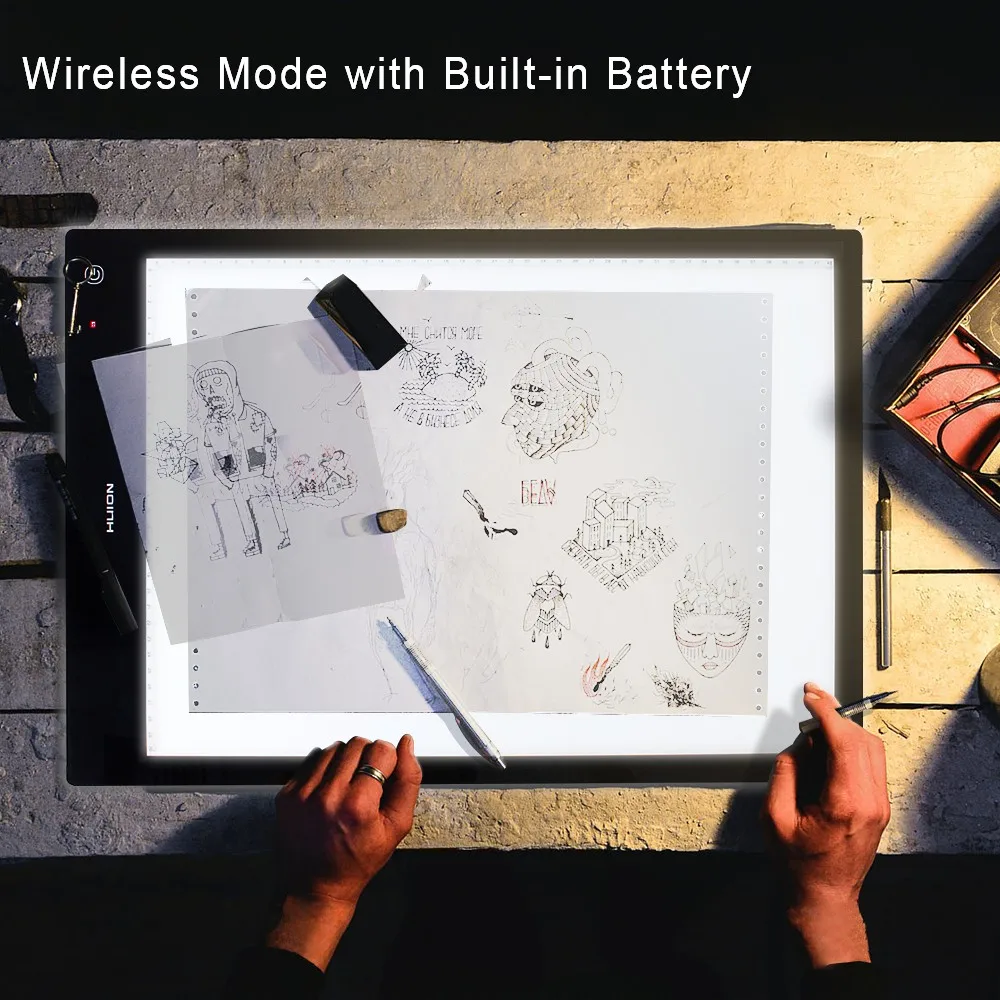 LB3 LED sketch and drawing tracing tracking board LED light pad