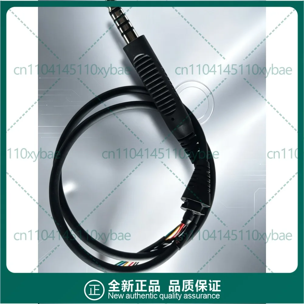 Used 5 Pole Single U174 Plug Helicopter Cable For BOSE A20 Aviation ANC Headset Cord