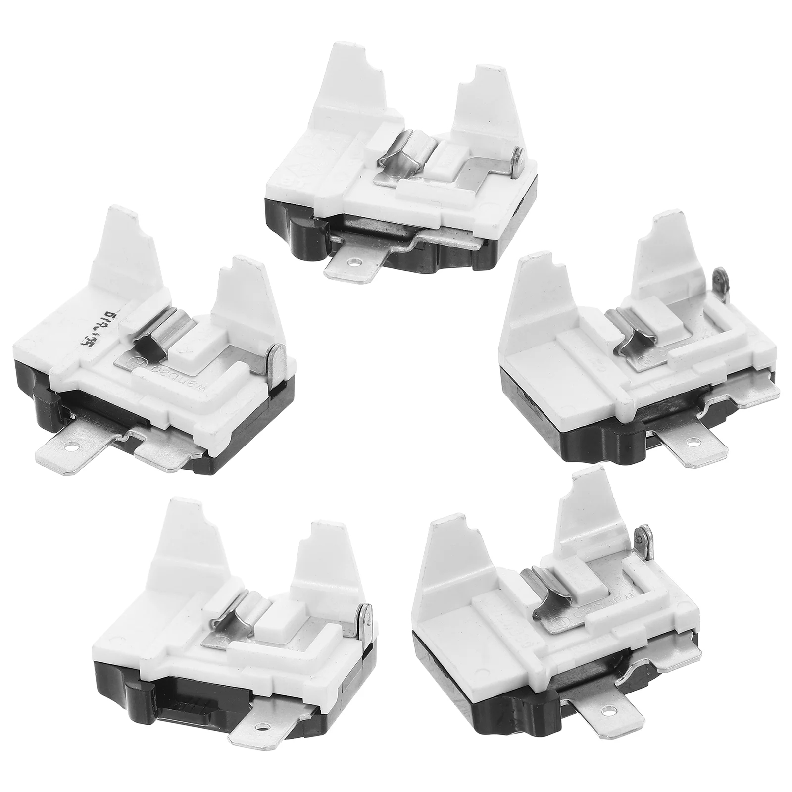 5 Pcs Compressor Protector Fridge Relay Mini Overload Switch and Replacement Part Accessories Refrigerator Kit Helmer