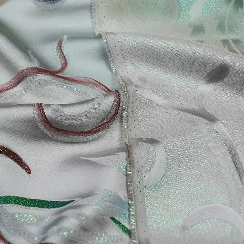 A new Chinese-style fabric for hand-painted pure silk Hanfu 4