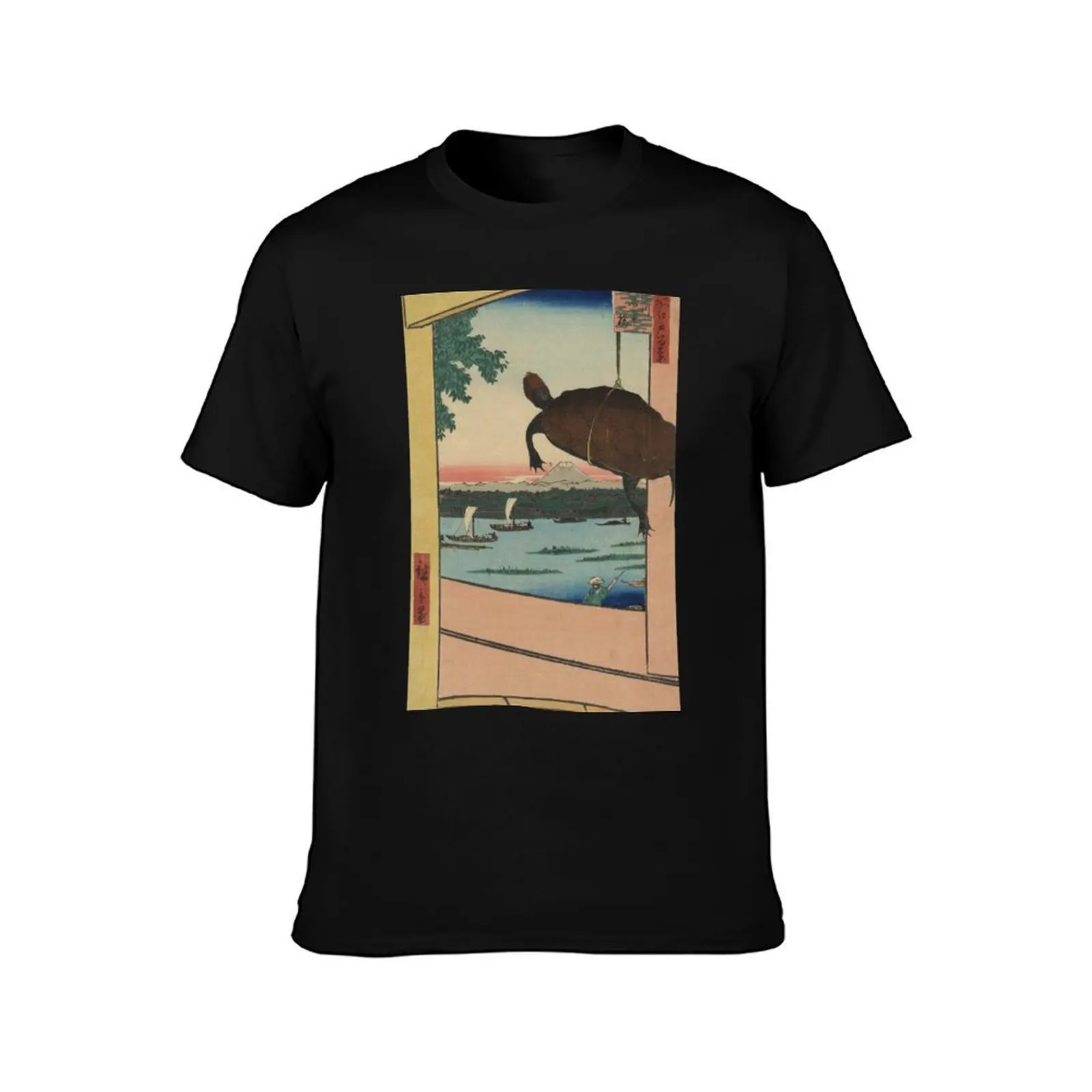 Mannen Bridge, Fukagawa district - Hiroshige Ando - 1857 T-Shirt Holiday Lightweight T-Shirt