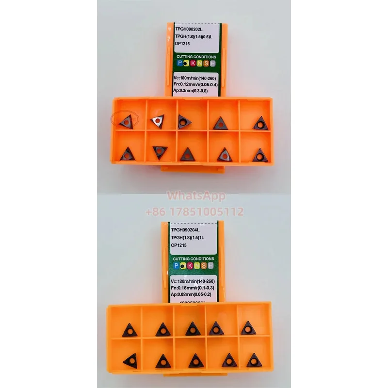 TPGH080202L TPGH080204L TPGH090202L TPGH090204L TPGH110302L TPGH110304L OP1205H OP1215 OP1305 Carbide Insert TPGH Inserts