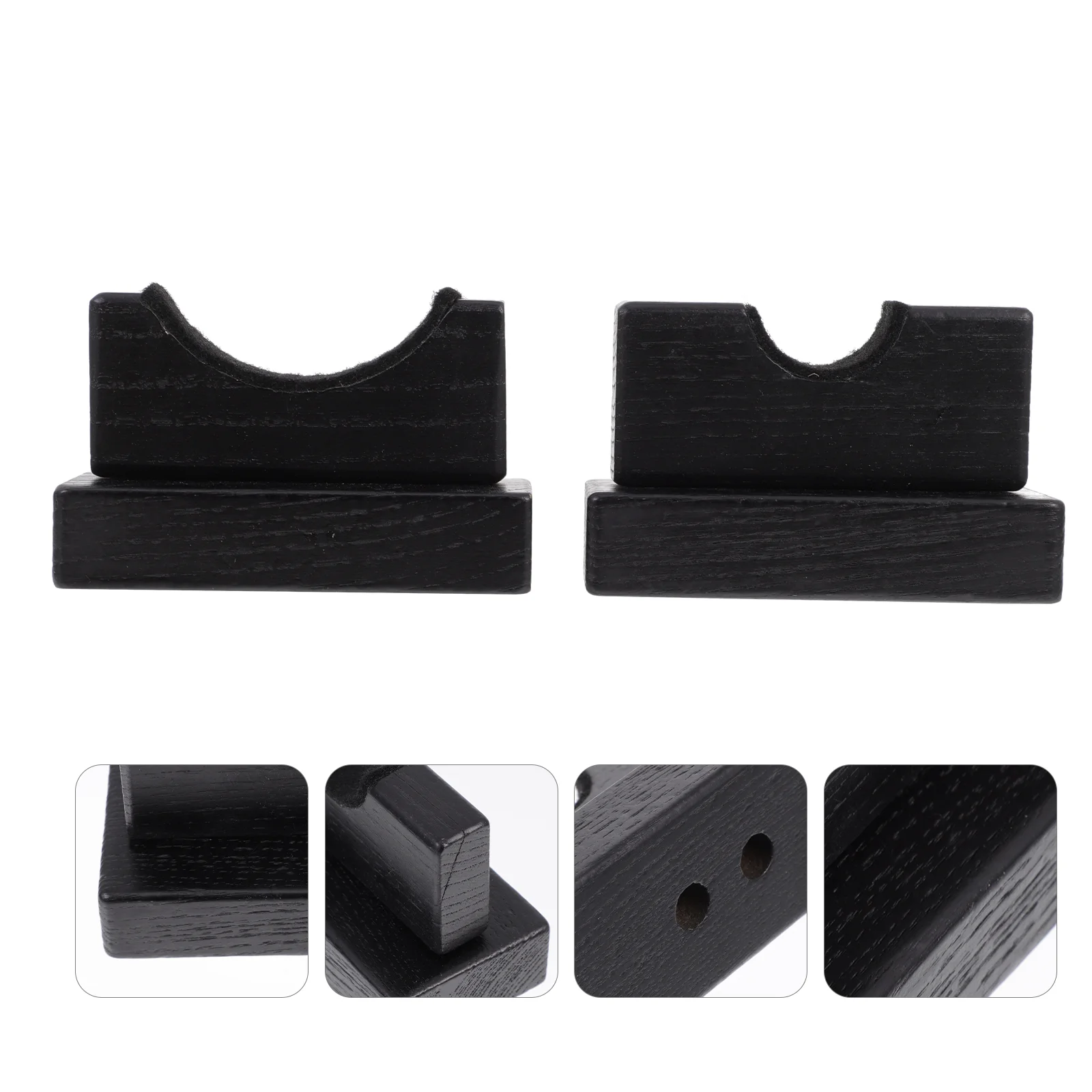 

2 Pcs A Stick Bracket Display Shelves Bat Stand Storage Holder Wood for Home Collection Baseball