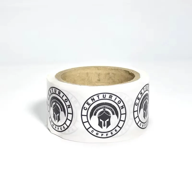 ملصقات ملصقات مستديرة ملونة | طباعة الشعار المخصص | ملصقات تغليف لفة الورق #2