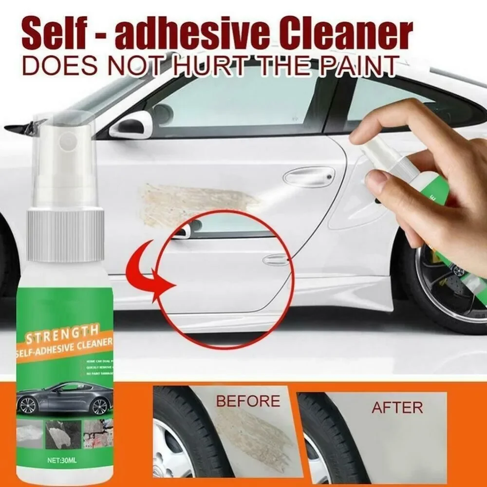 30/60ML Car Adhesive Remover Sticker Remover Sprays For Cars Safely Removes Stickers Labels Decals Residues Tape Cleaner