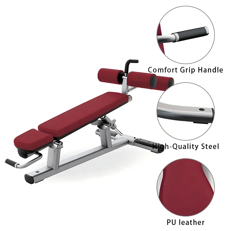 Home Adjustable Abdominal Board Gym Multi Function Workout Decline Bench Core Strength Training Machines Fitness Equipment