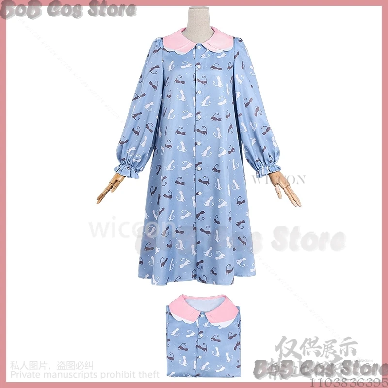 Ayachi Nene Galgame SABBAT OF THE WITCH Cosplay Clothes Summer Japanese Cartoon Sleep Dress Home Sleepshirt Outfit Customized