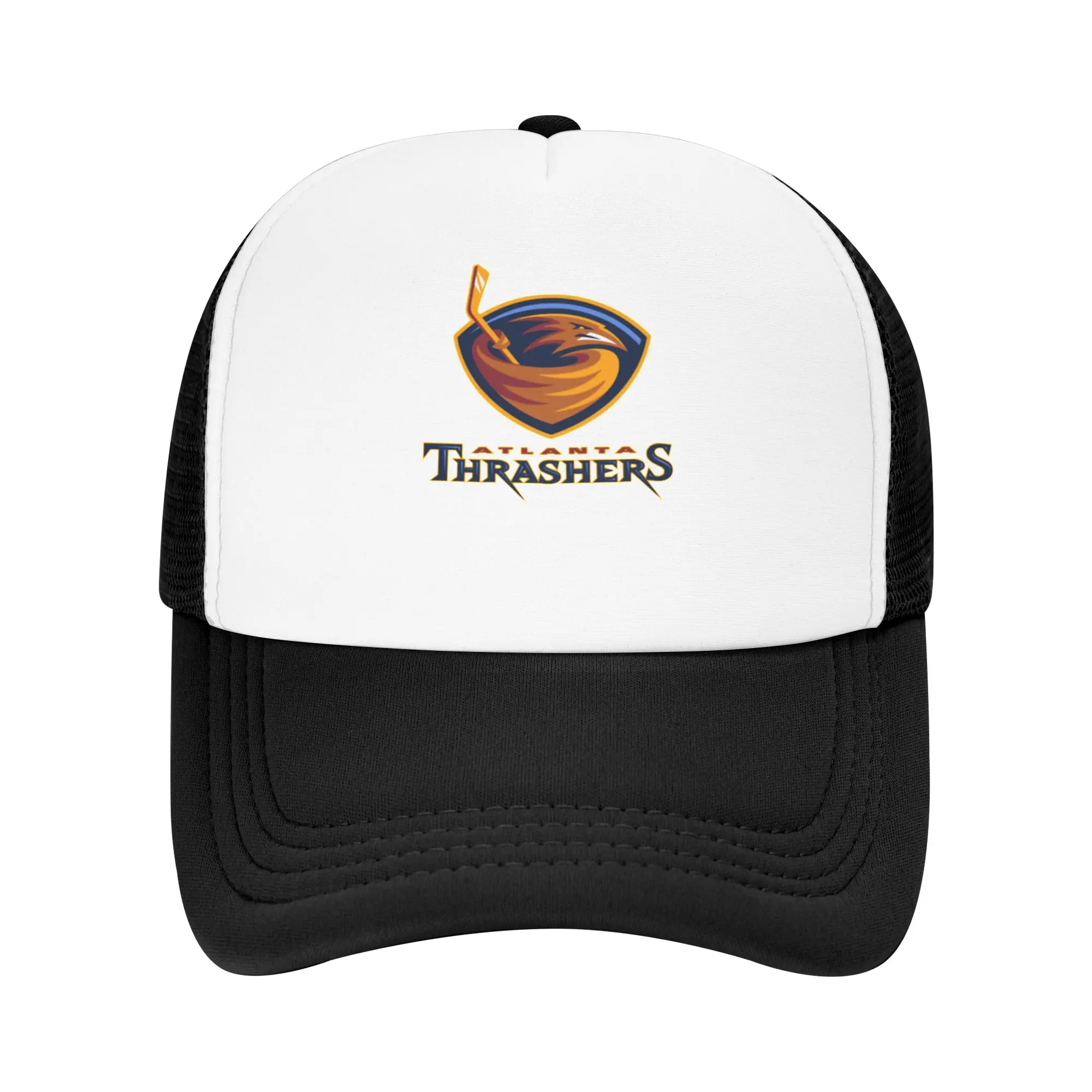 Gorra de béisbol de malla con pegatina retro de los Thrashers de Atlanta, estilo vintage, para sesiones de fotos