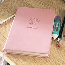 Sanrio Hello Kitty Cute Cartoon Kt Cat A5 Notebook Kawaii Periphery Lovely Student Stationery Adorkable Tabletop Decoration Gift