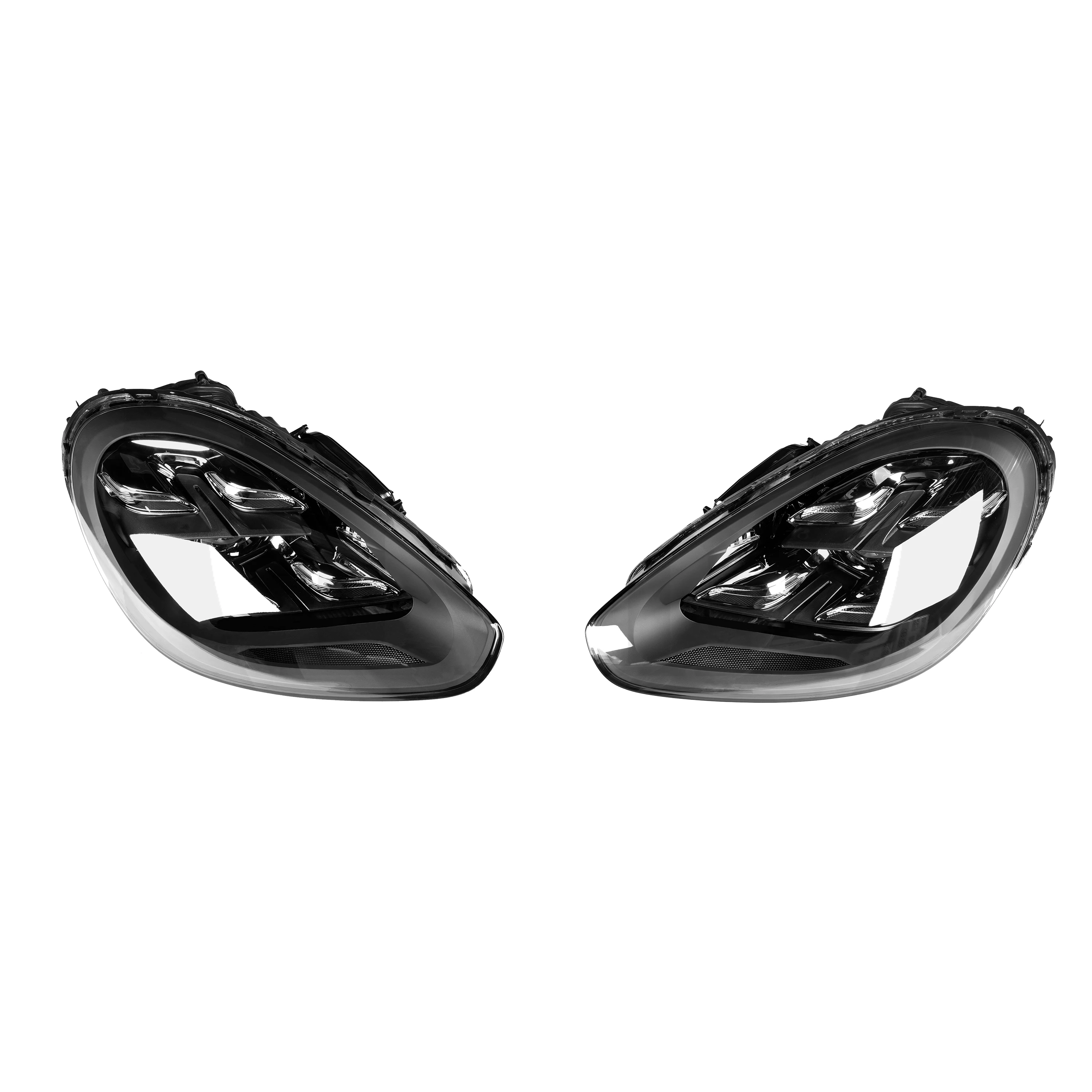 

For Porsche Cayenne 2015-2017 Upgrade 2018 PDLS Style Car Lights Headlamp Headlight Plug & Play Replacement