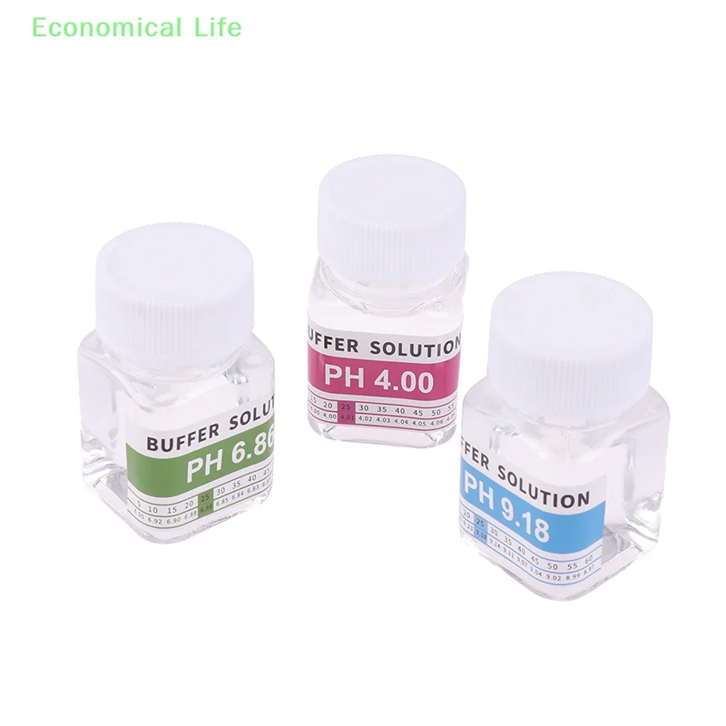 Butelki wielokrotnego użytku o pojemności 50 ml z roztworem kalibracyjnym PH 4,00 6,86 9,18 Bufor roztworu PH Bufor miernika PH Kalibracja miernika roztworu buforowego