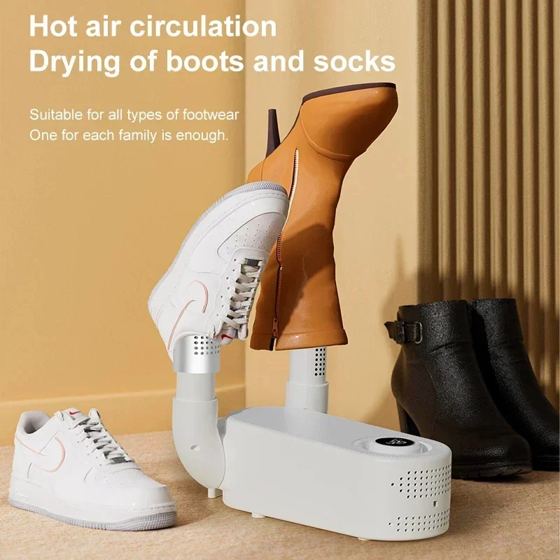 

Portable Shoes Dryer Boots Warmer Foldable Timer Shoe Deodorizer Drying Machine Home Appliances 220V Electric Shoe Dryers